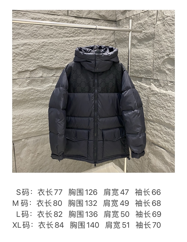 ハイクオリティダウンジャケット角部分ディテール